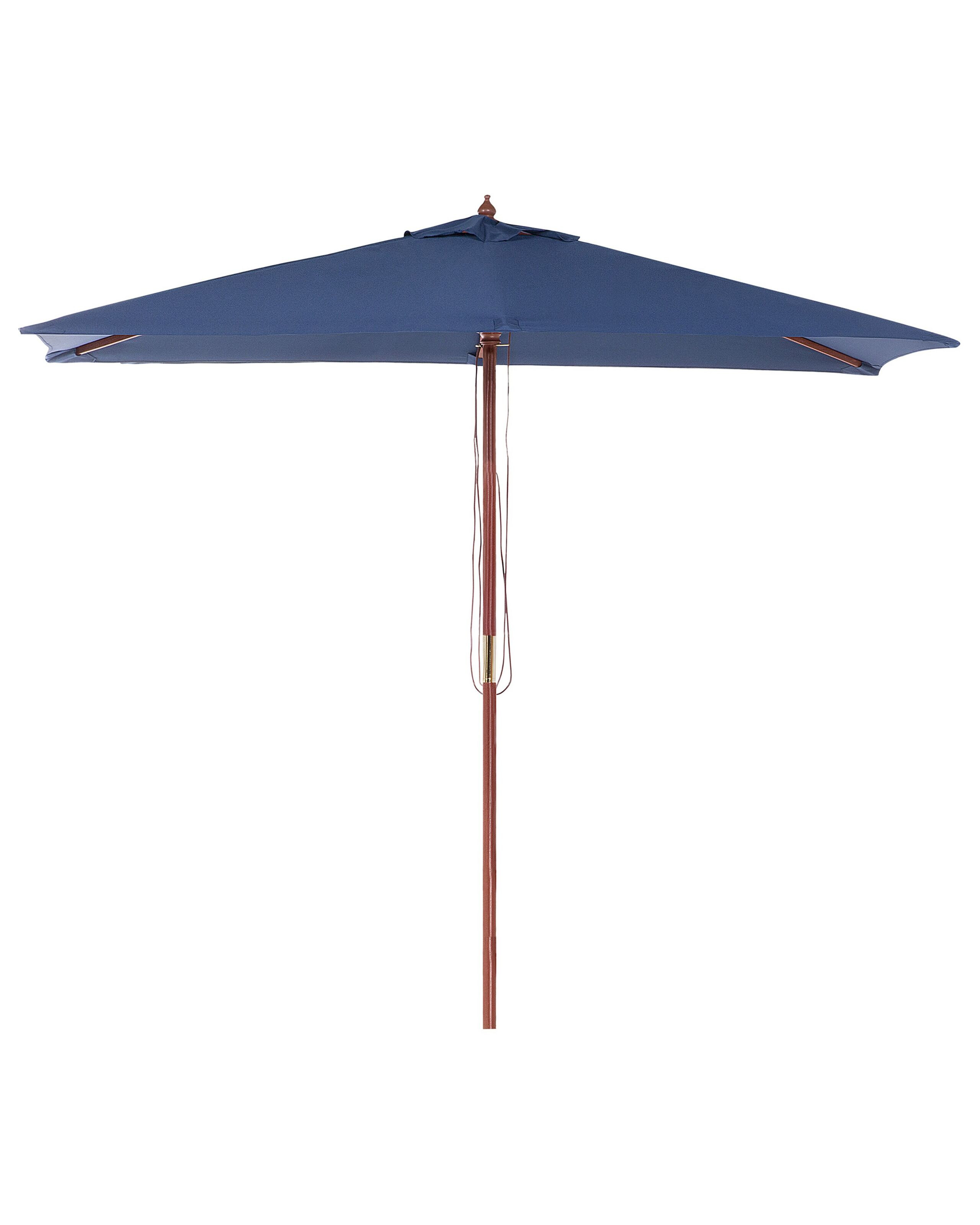 Parasol ogrodowy składany 194x144 niebieski