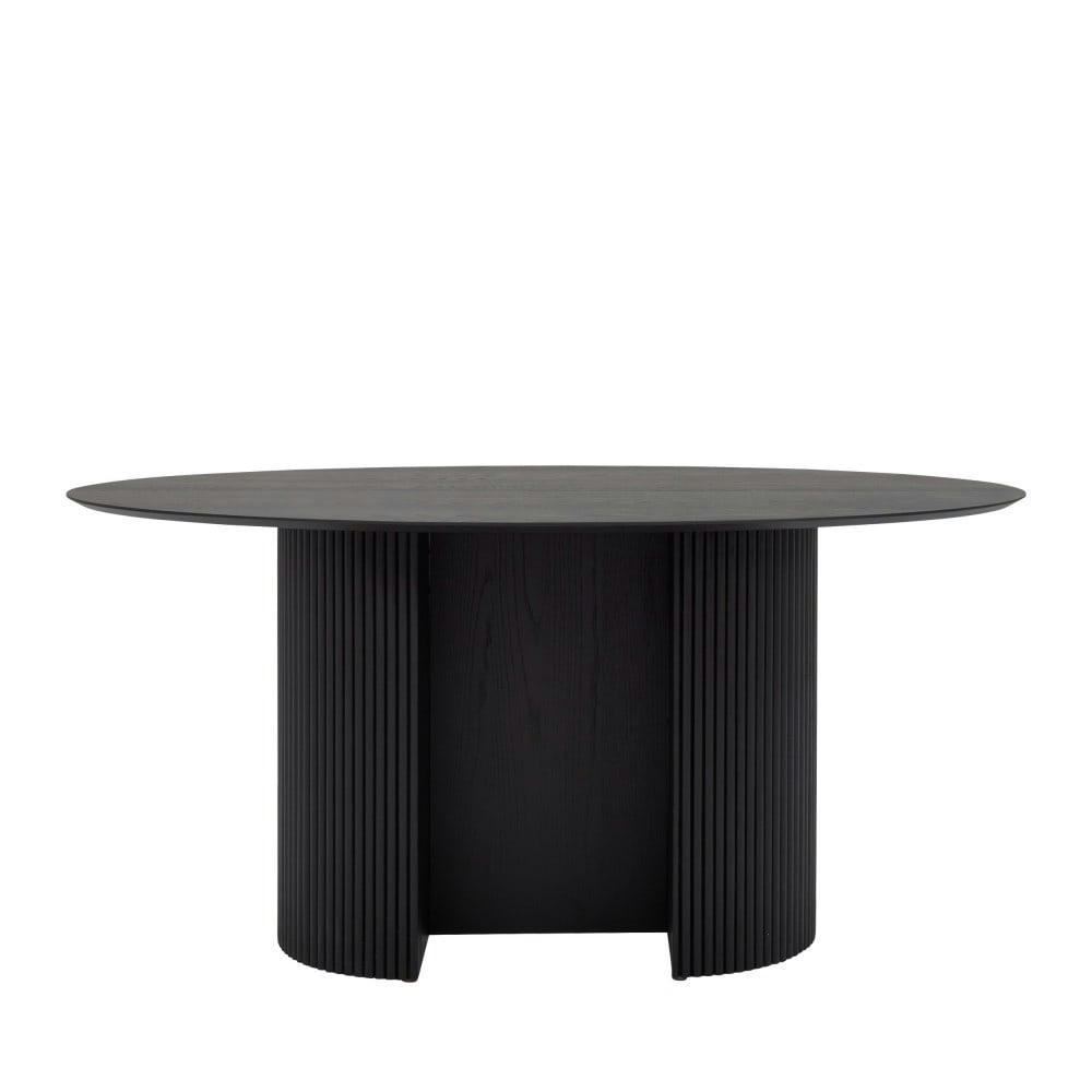 ROD - Table à manger en bois 160x110 noir