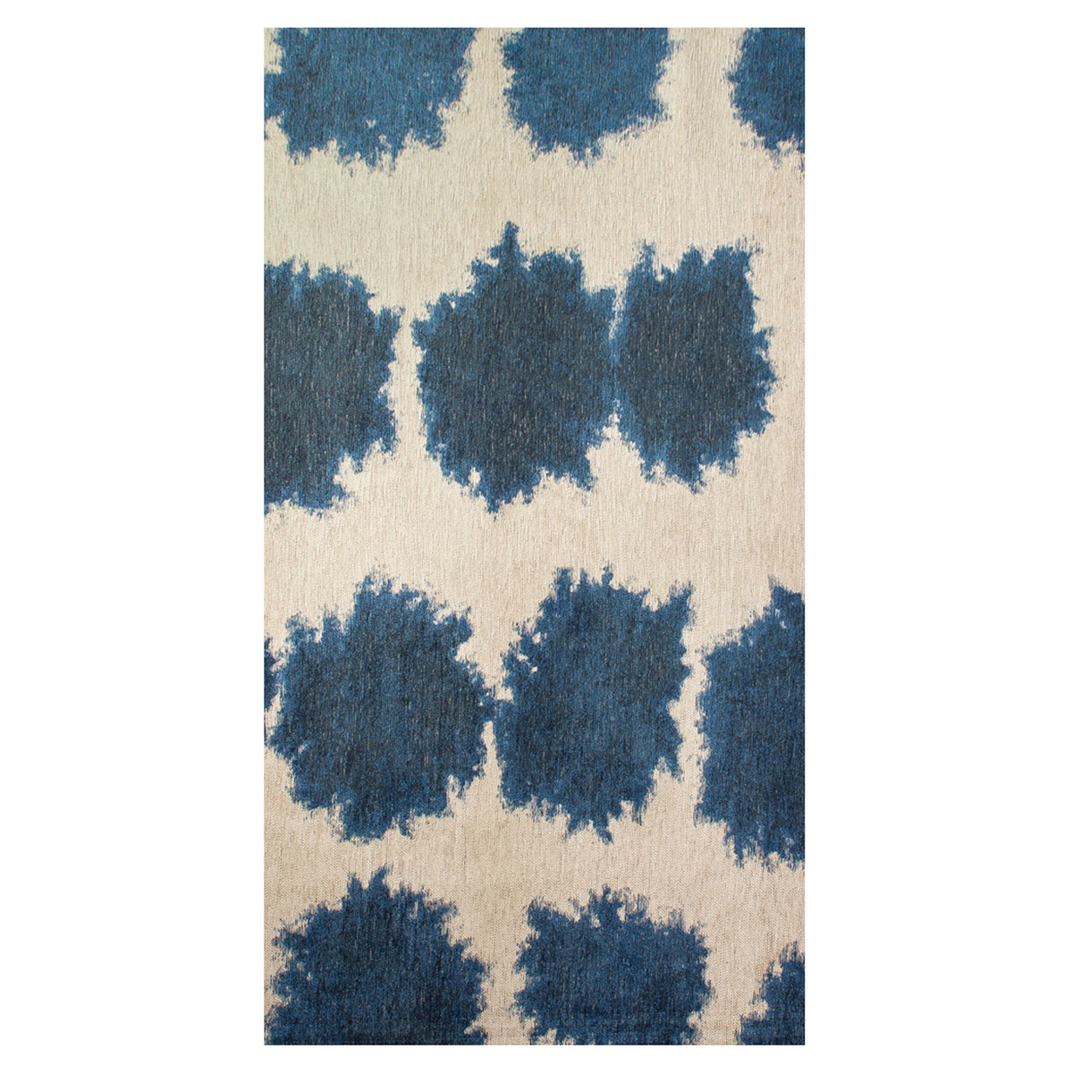 Lola&Moi vloerkleed Curacao - blauw - 80x150cm