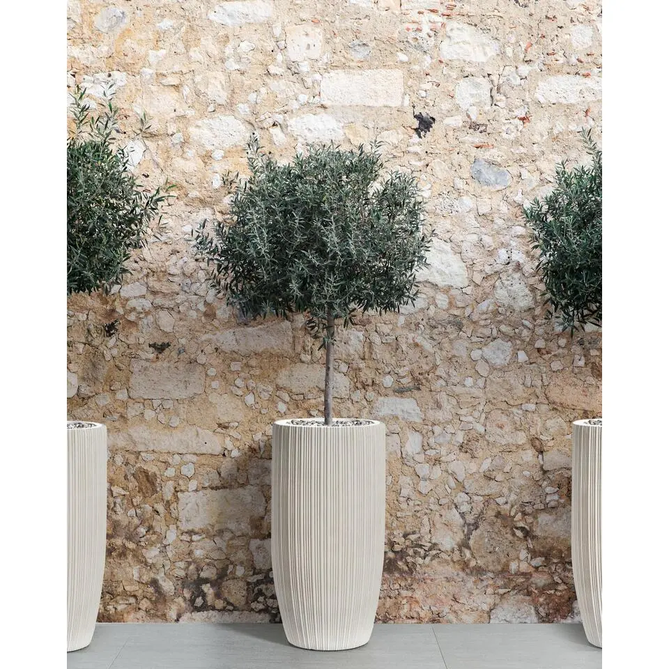 ZELKOVA - Bloempot - Lichtbeige - MgO