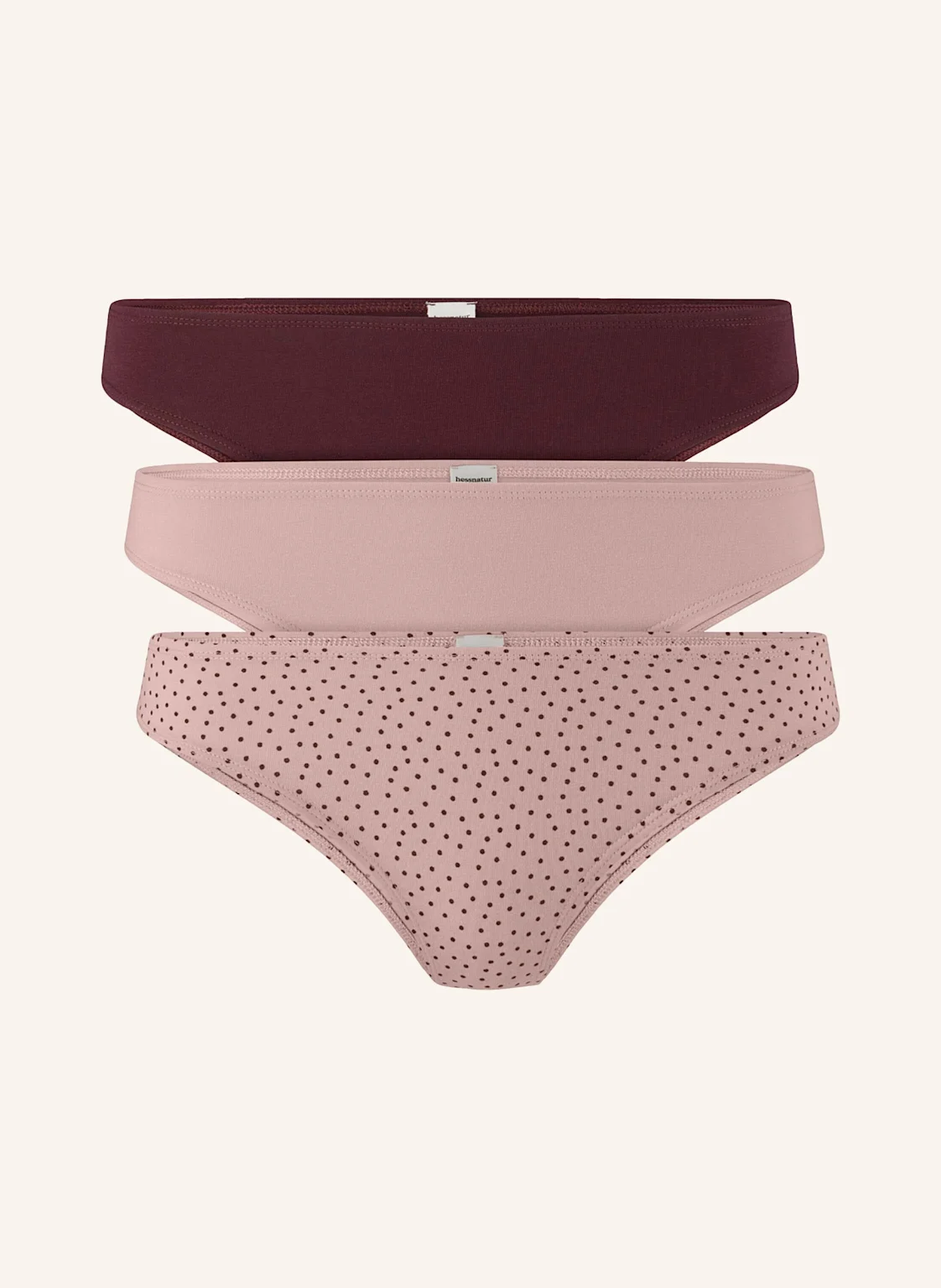 hessnatur Slip Regular Cut 3er Pack