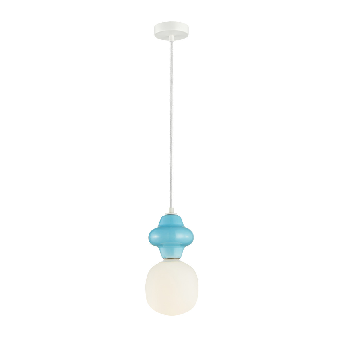 Lampa wisząca niebieska LATERA 1xE14x40W wym: 120x15x15 cm Italux