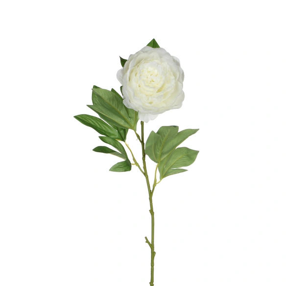Kunstblume, LxBxH: 7,5 x 7,5 x 16 cm, Stein, gelb