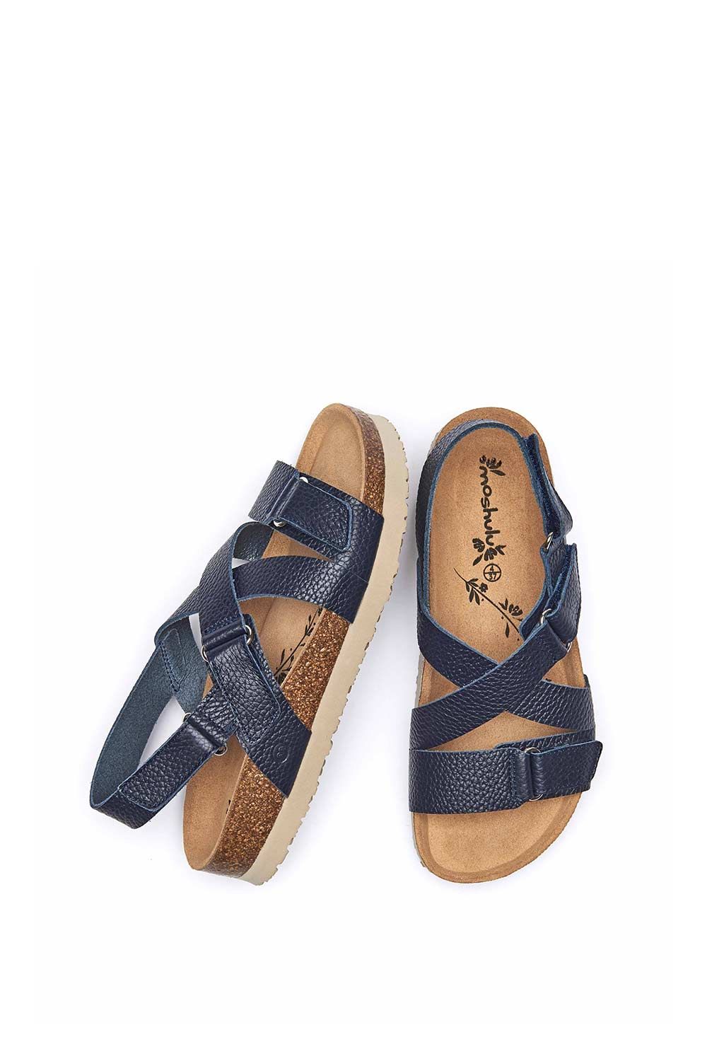 Moshulu Towan' Leather Strap Cork Sandals