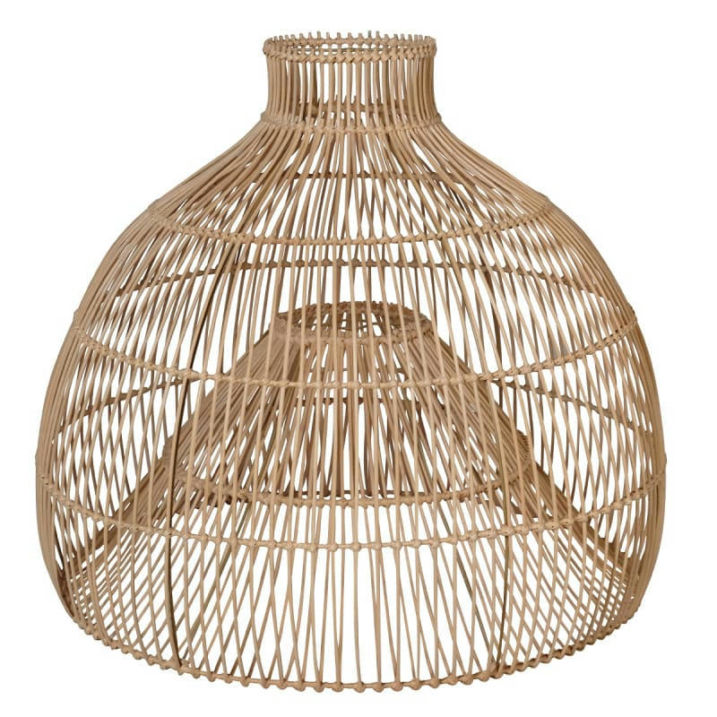 - Abat jour en rotin