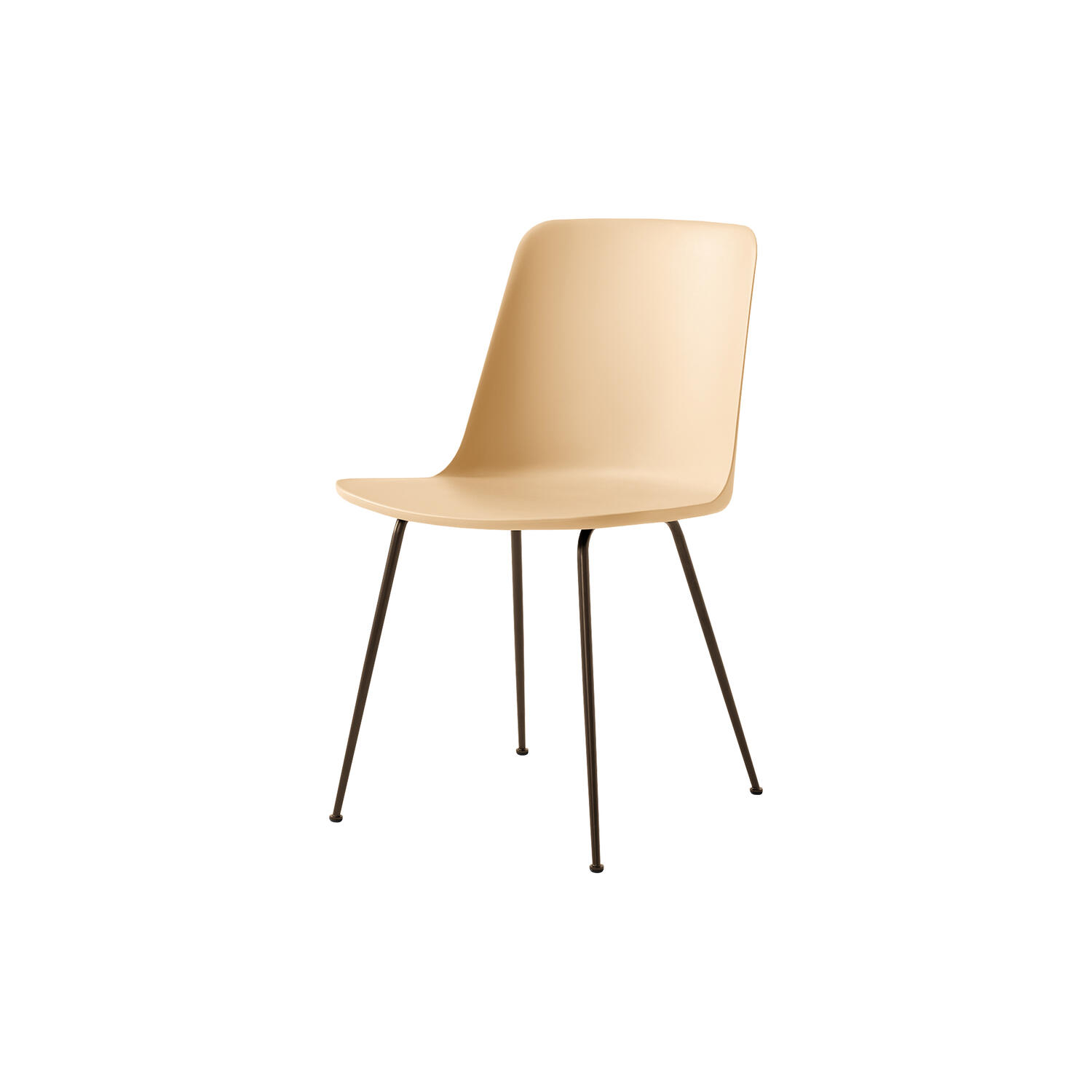 Rely HW6 spisebordsstol, beige sand/bronze
