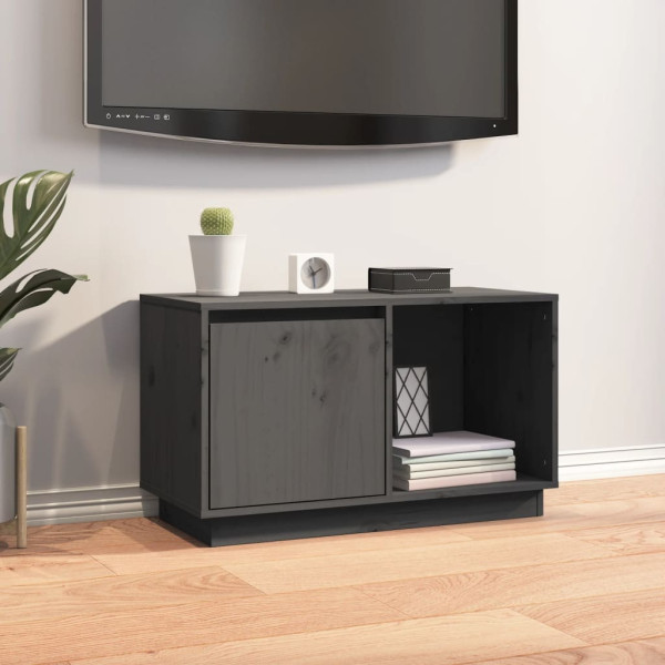 Szafka pod Telewizor Rtv Szary Mat Drzwiczki Nowoczesny 74x35x44cm
