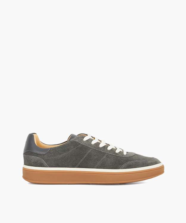 Tony Grey - Suede Lace-Up Trainers