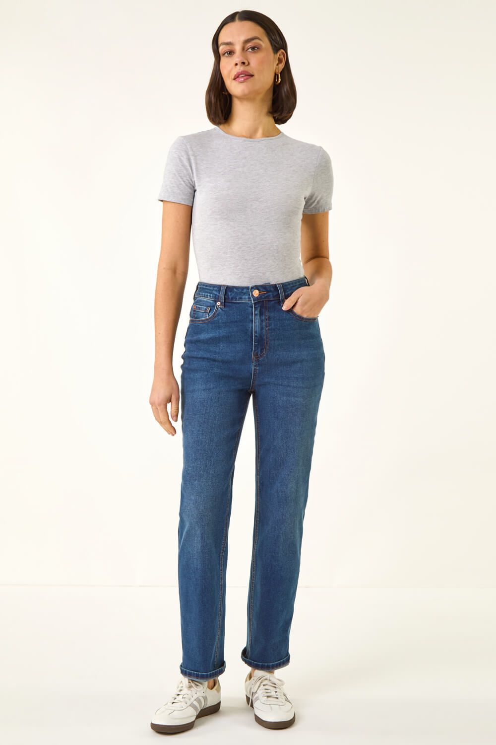 Roman Straight Leg Stretch Jean