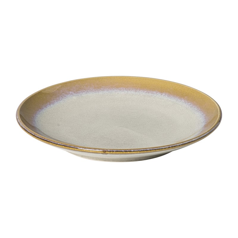 Gebaksbordje roots - oker - &Oslash;18x2.2 cm