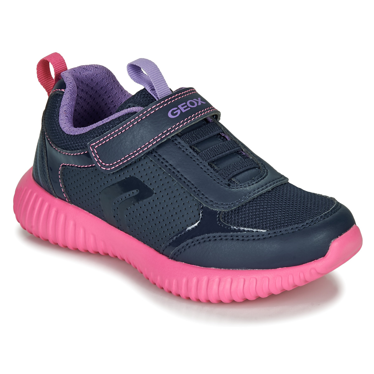 Geox - J WAVINESS - Navy / Pink