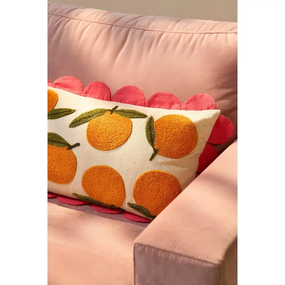 Mica Decorations Sierkussen Sinasappel Off White - 65 x 45 cm