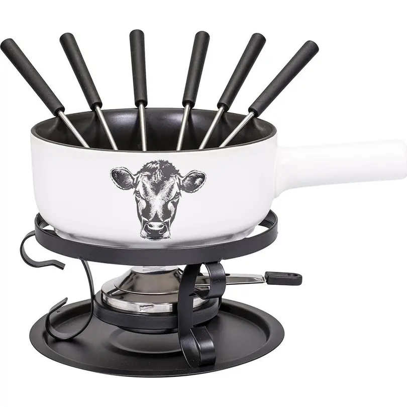Fondue-Set 9-teilig Kuh E22