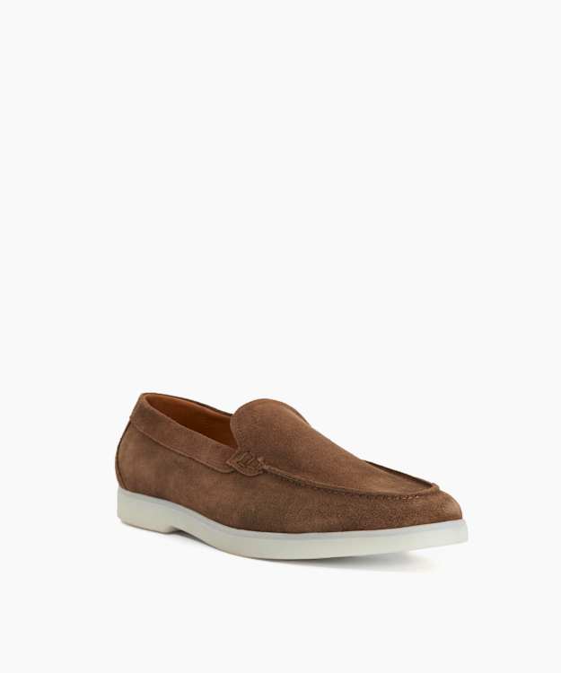 Boltman Taupe - Suede Casual Loafers