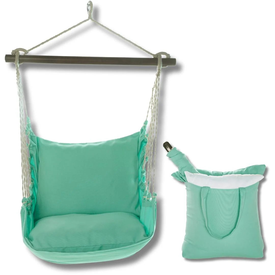 Magnolia Casual Swing Set 4 piece - Seafoam Green Solid w/ Seafoam Green Solid