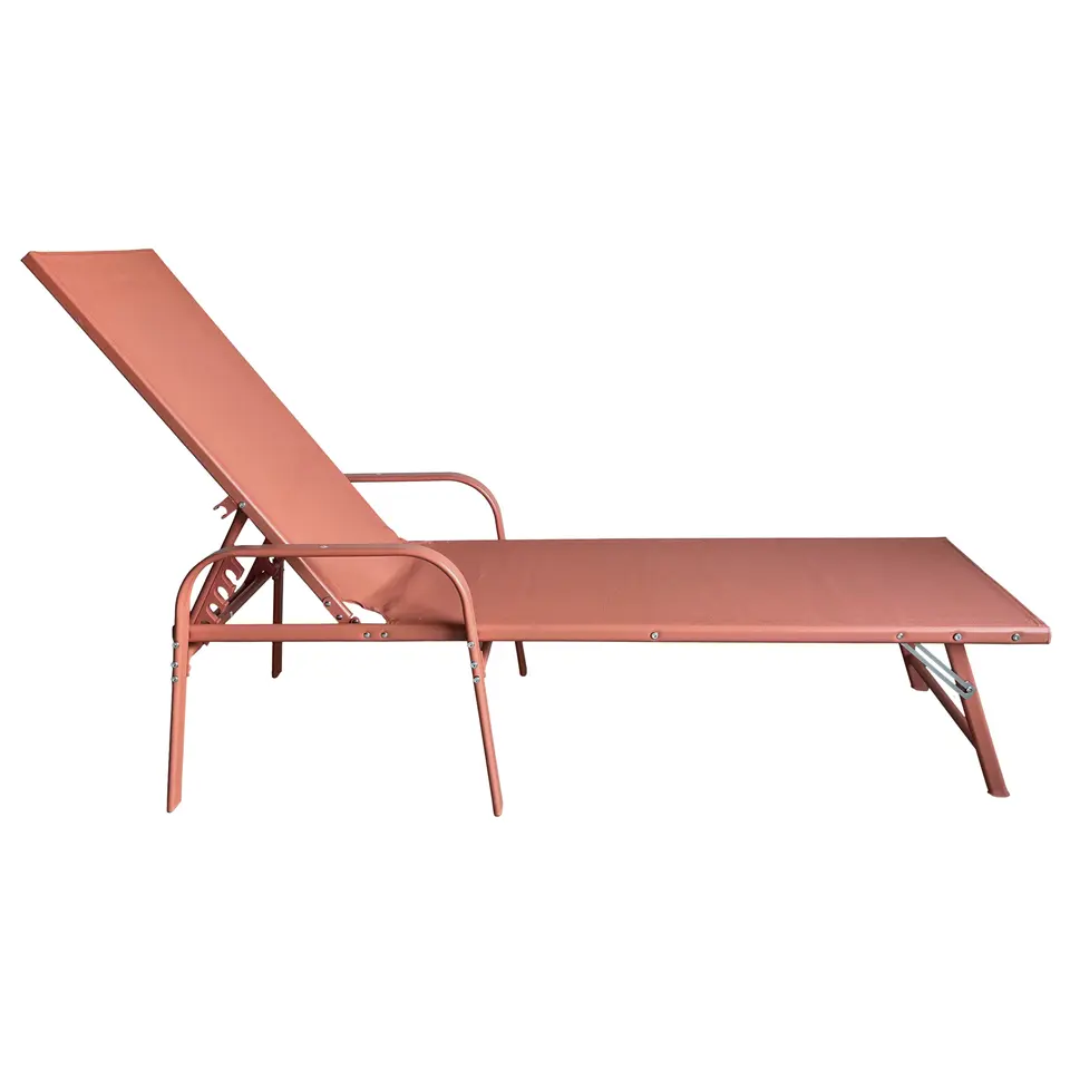 Happy Garden Zonnebaden SARDINIA - Oranje - Staal