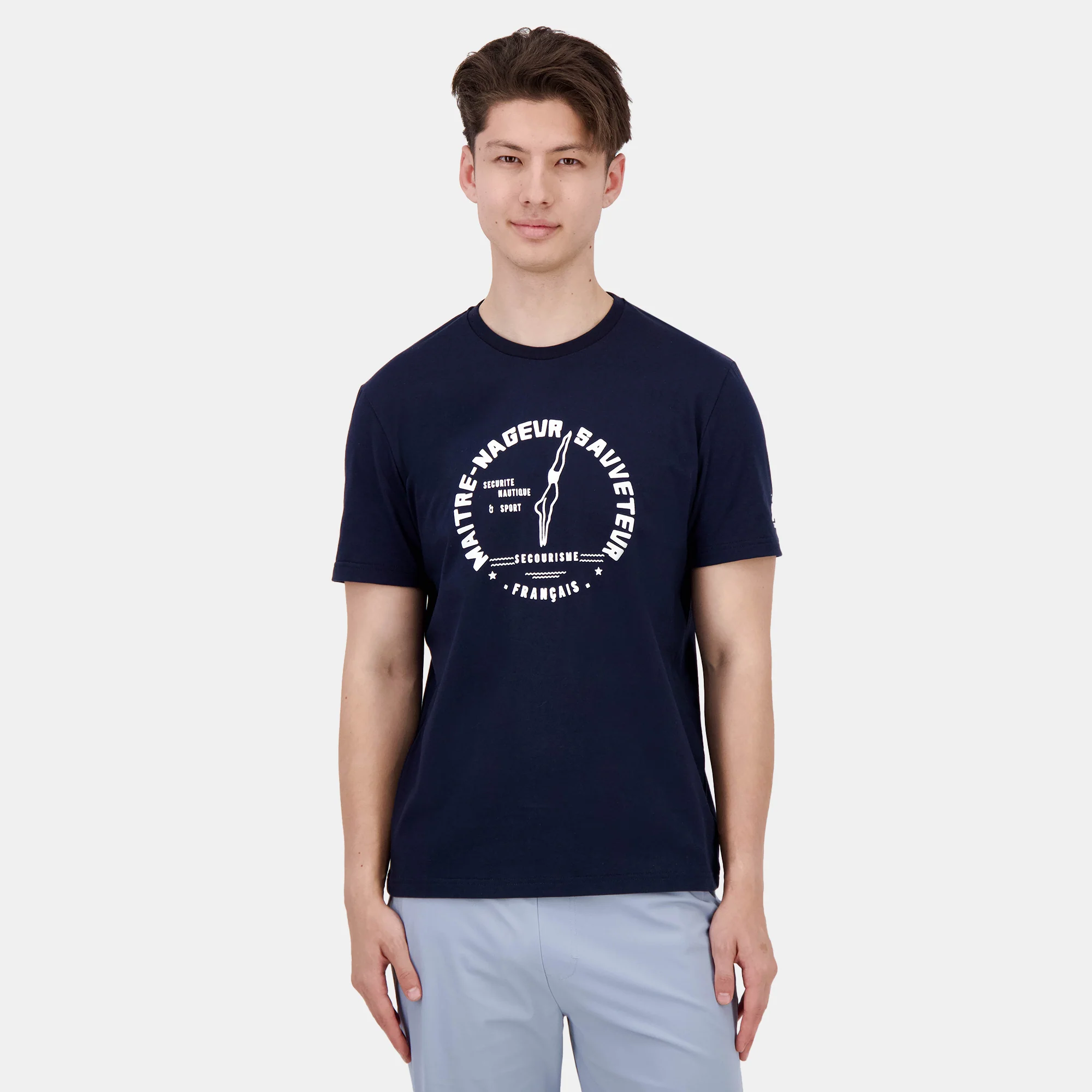 2520650-SUMMER LF Tee SS N°1 M sky captain | T-shirt Homme