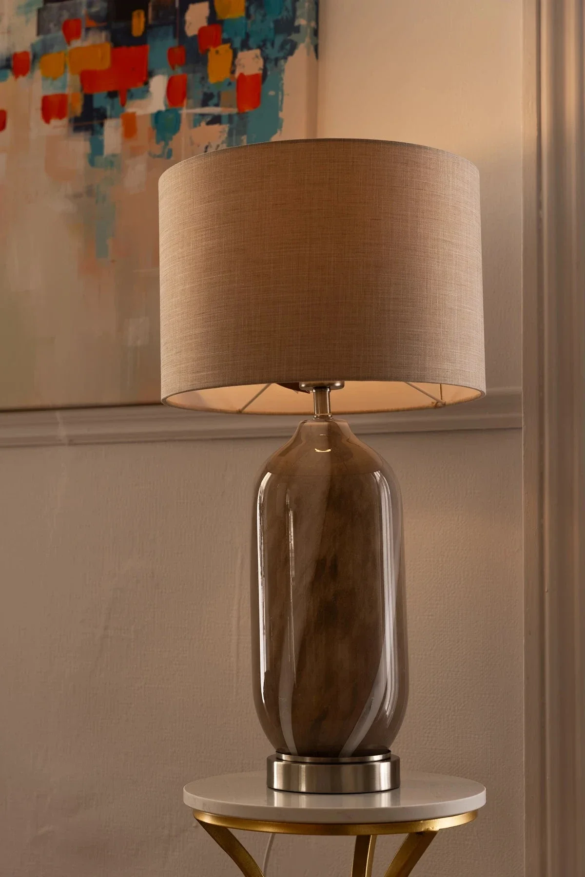 Contemporary Glass Lamp
