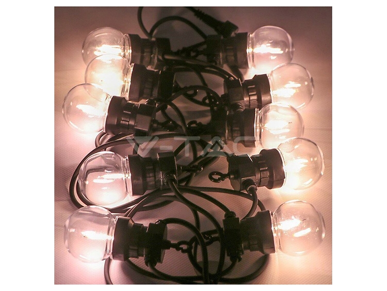 Girlanda ogrodowa VT-71510 LED 5 m z tworzywa sztucznego czarna