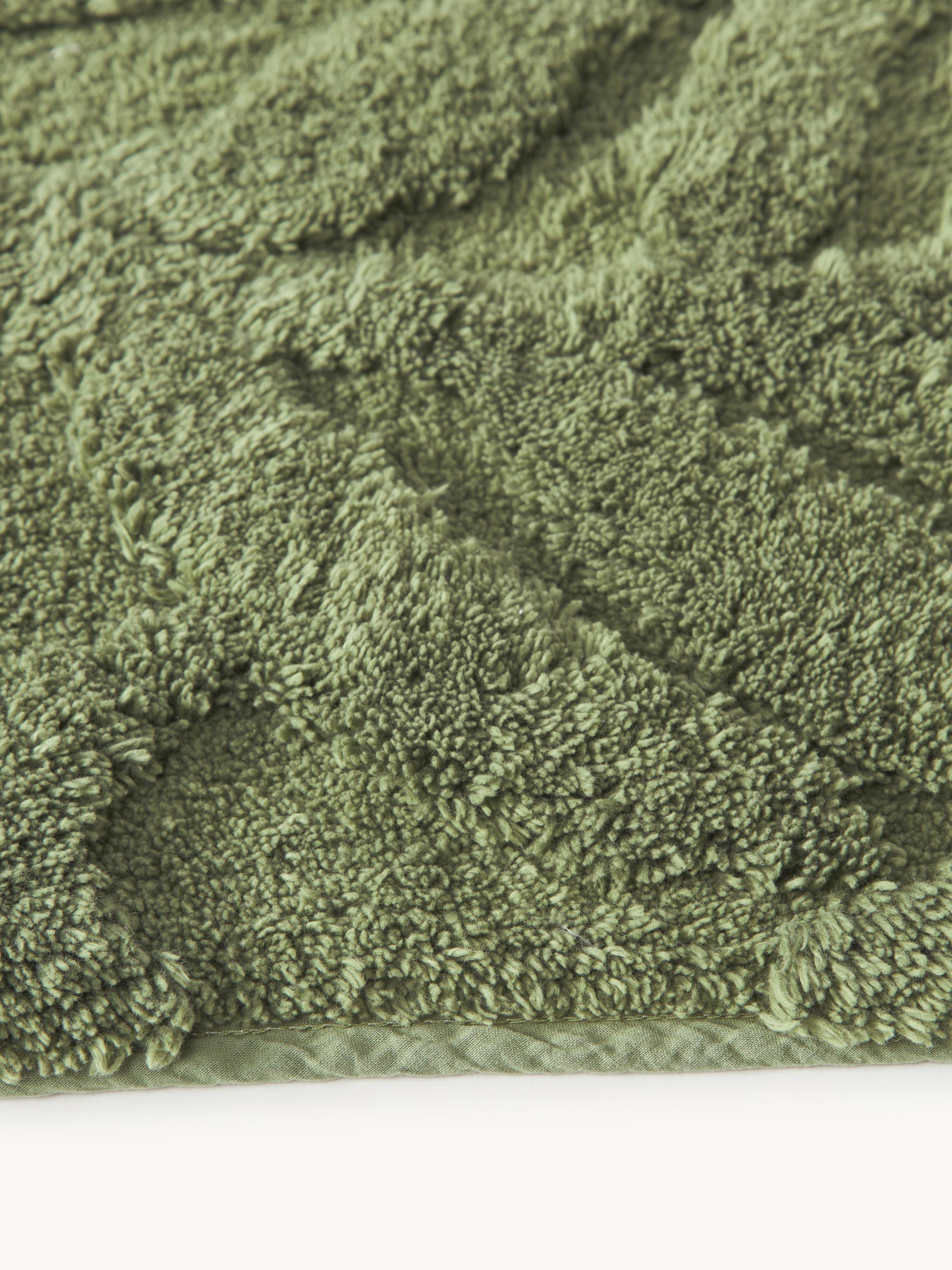 Hoch-Tief-Badematte Leaf, rutschfest