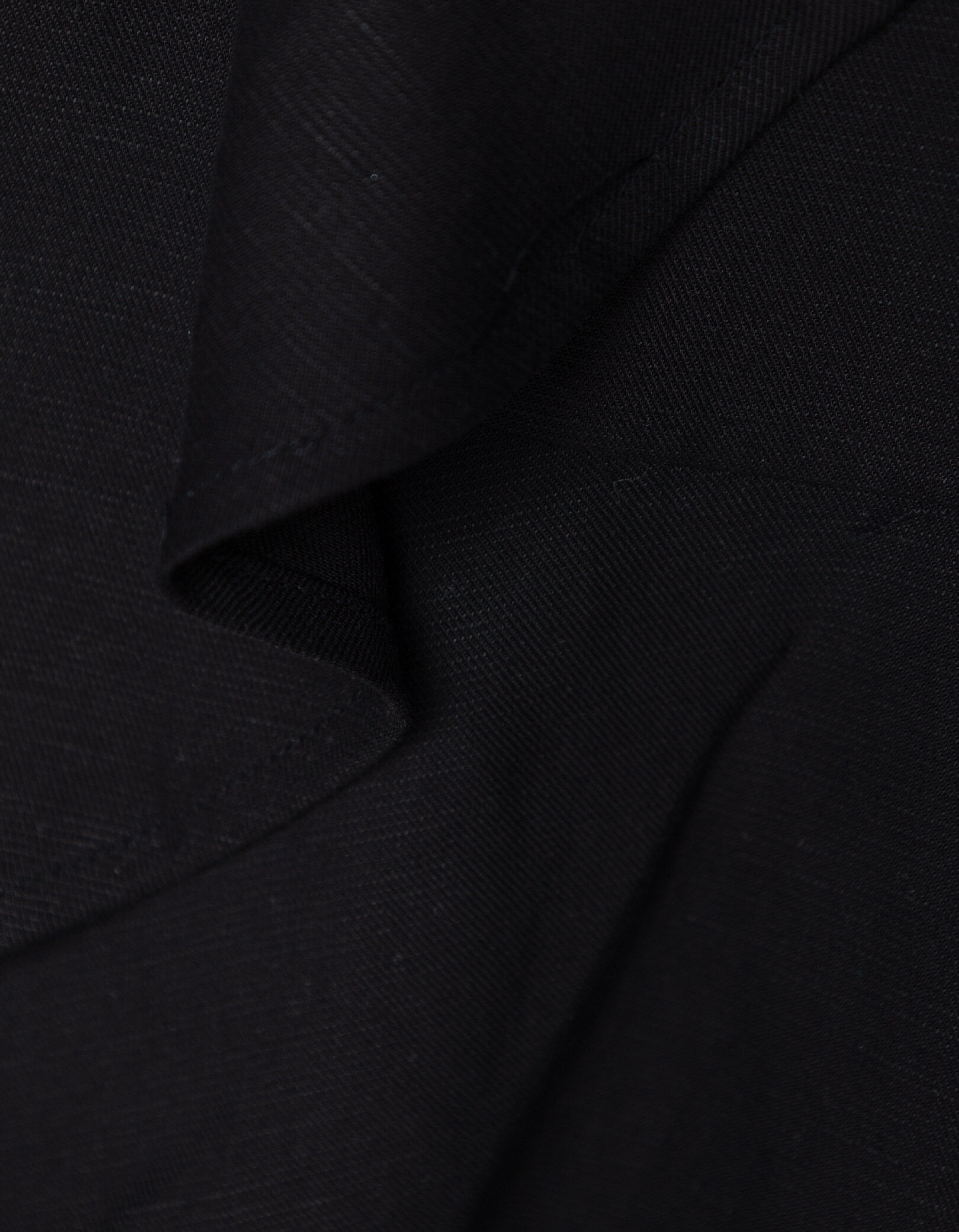 Robe courte noire forme portefeuille Femme