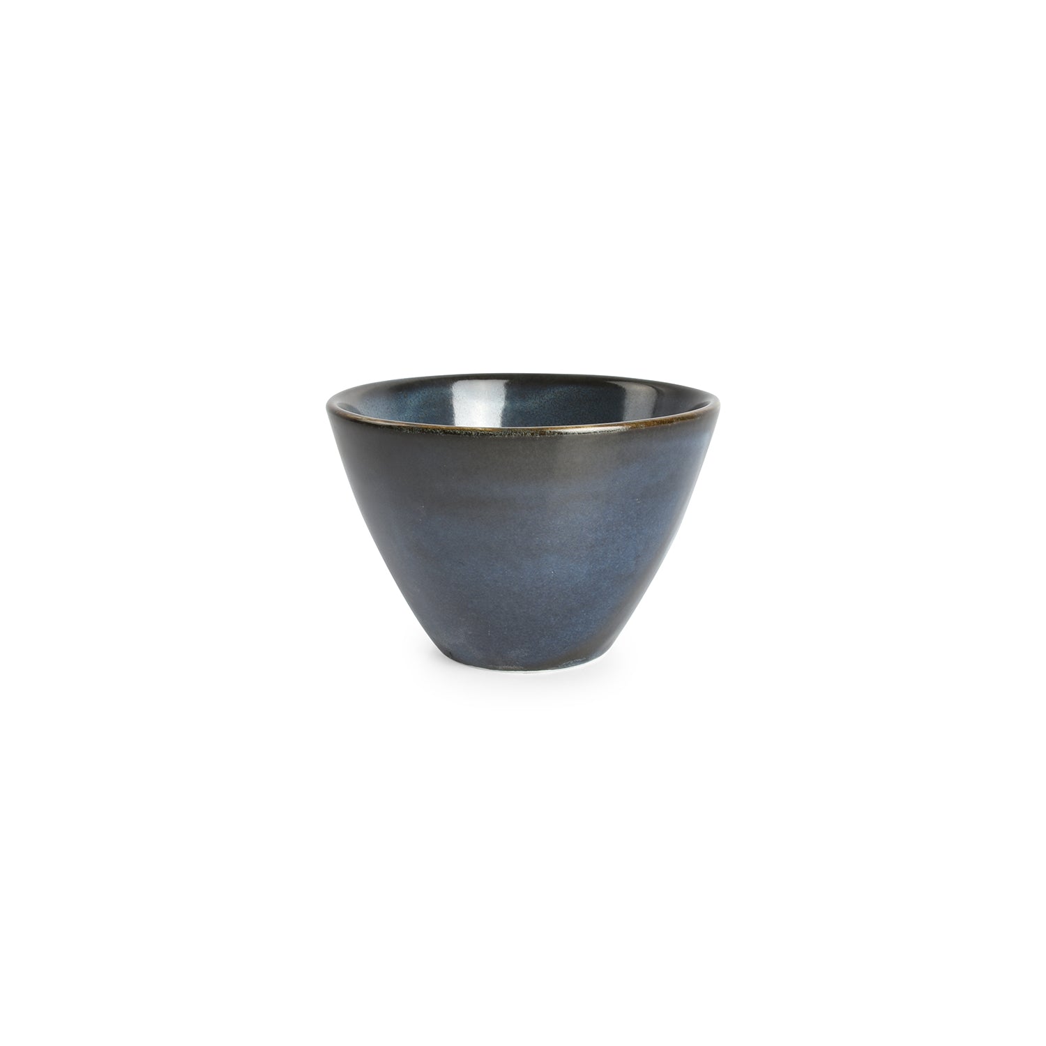 Bonbistro - Kom 10xH7cm conisch donkerblauw Cirro - Set van 6