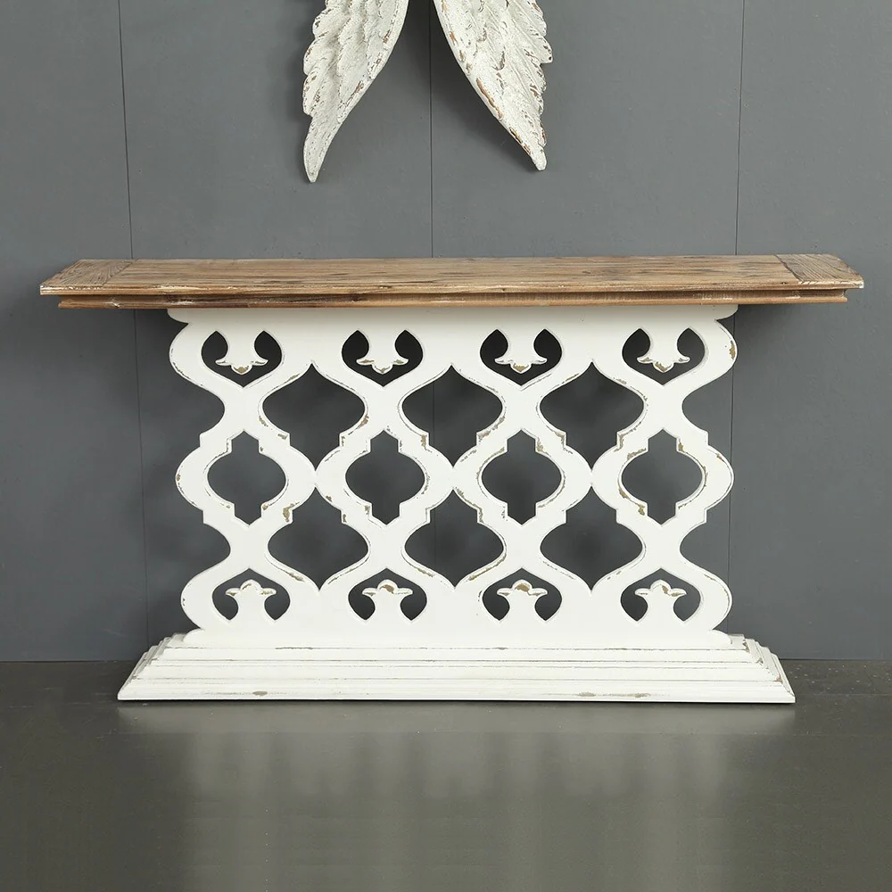 Console Table with Spacious Top Surface