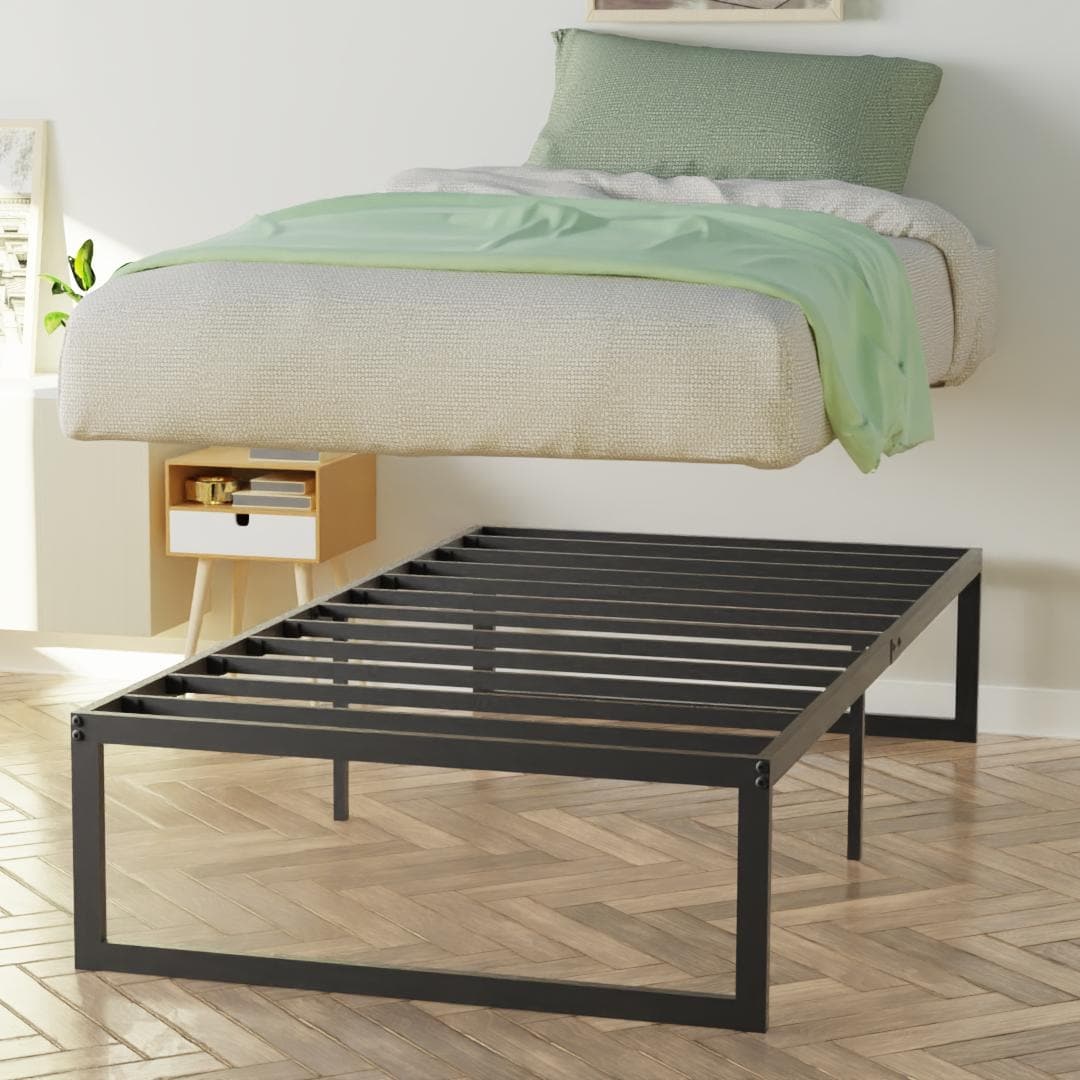 NapQueen Alpha 14 Height Metal Platform Bed Frame