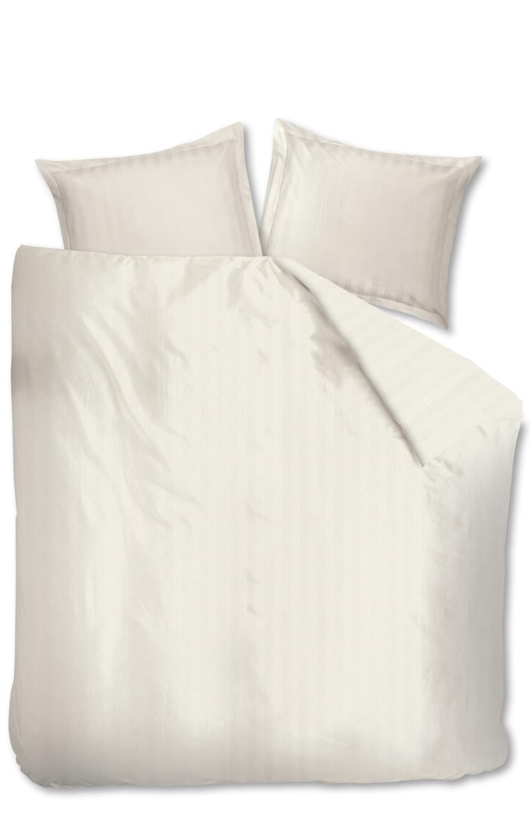 Beddinghouse Shine dekbedovertrek - Effen - Eenpersoons - 140x200/220 cm - Wit