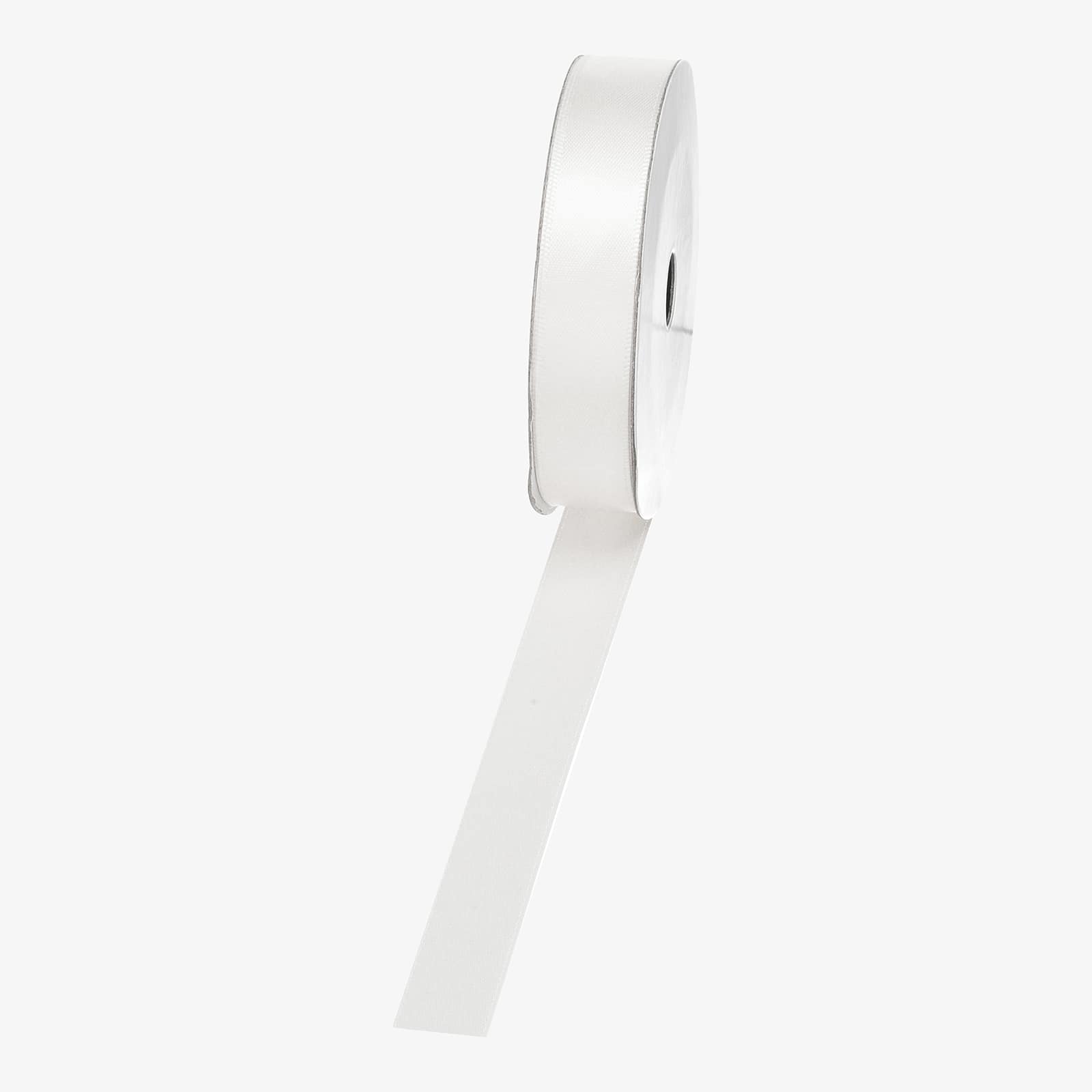 Satin-Band Weiß,L 10.000 x B 15 mm