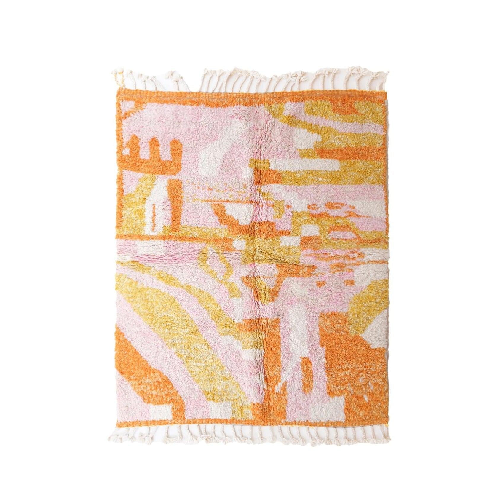 AFK Living vloerkleed Berber - handgemaakt - Wol - 160 cm x 230 cm