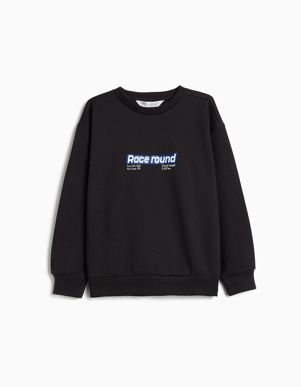 Sweatshirt de Felpa, Menino, Preto