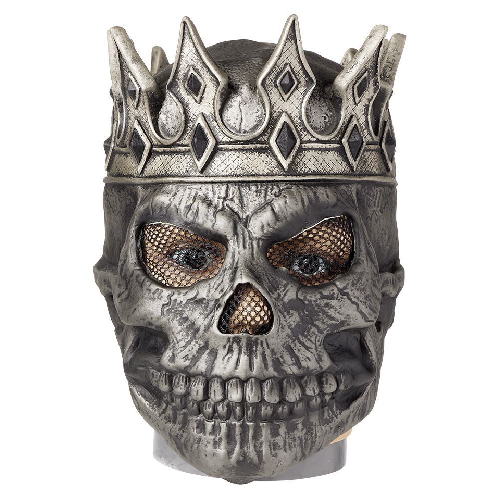 Masque Halloween démon avec couronne