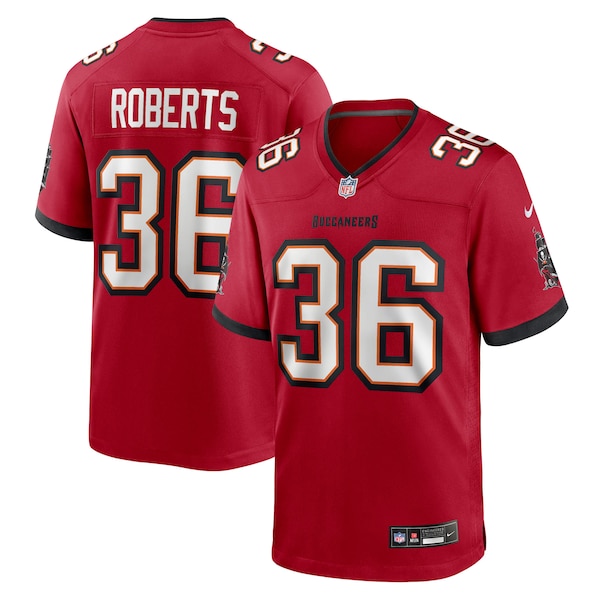 J. J. Roberts Tampa Bay Buccaneers Nike Team Game Jersey -  Red