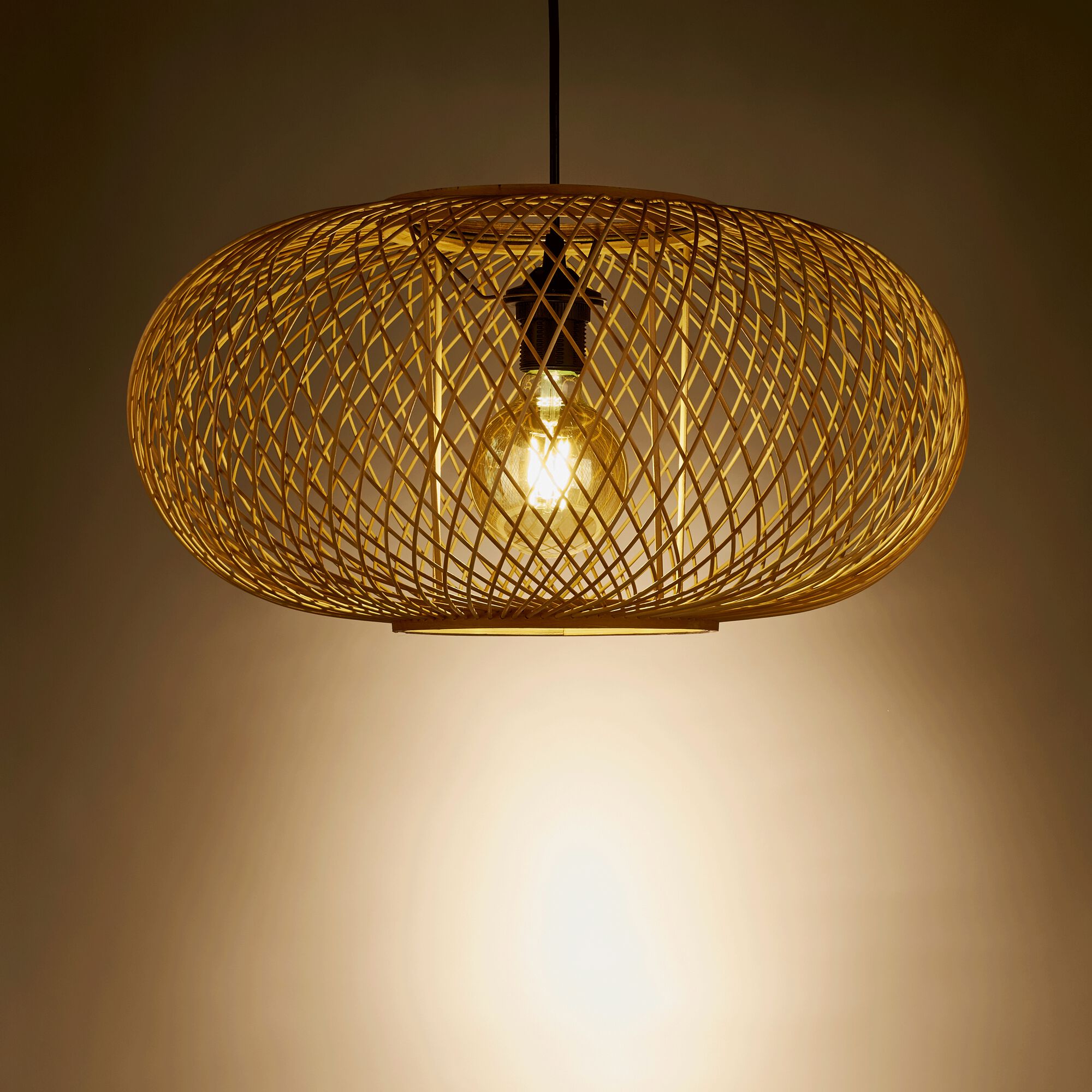 ROUVIA - Suspension en bambou - D48xH25cm