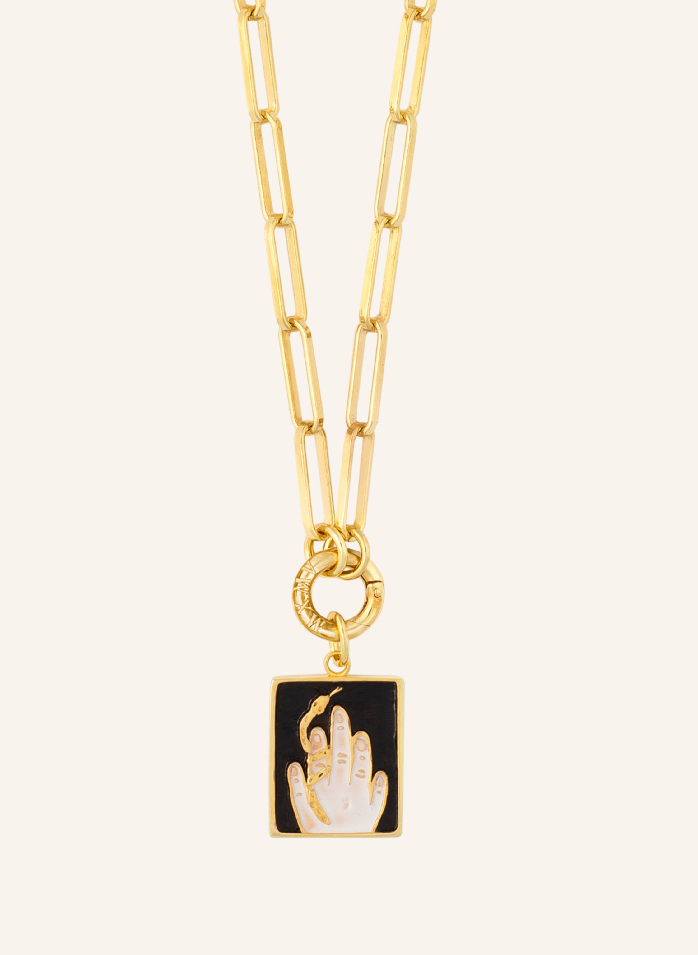 Maximova Jewelry Halskette TWISTED LOVE BLACK