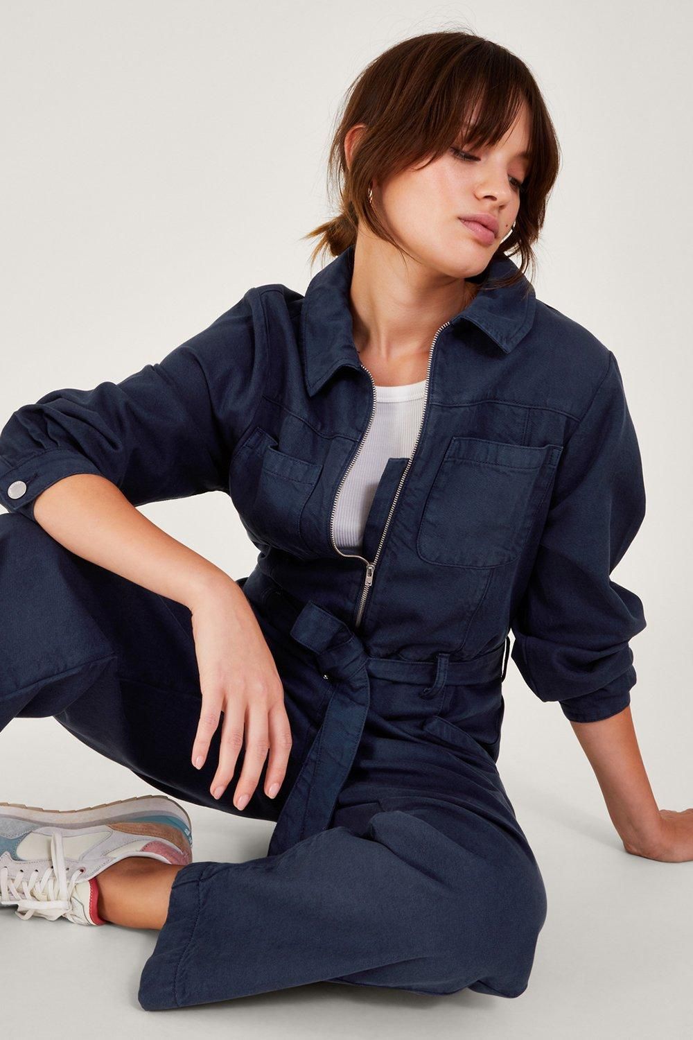 Monsoon Ally Zip-Up Jumpsuit
