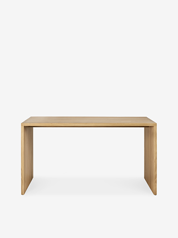 Bureau u desk chene massif - ethnicraft chene clair