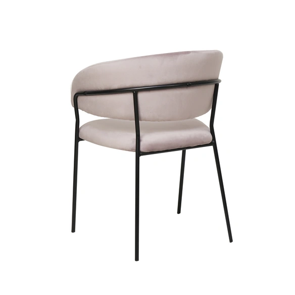 Stuhl, Höhe: 80 cm, rose/schwarz