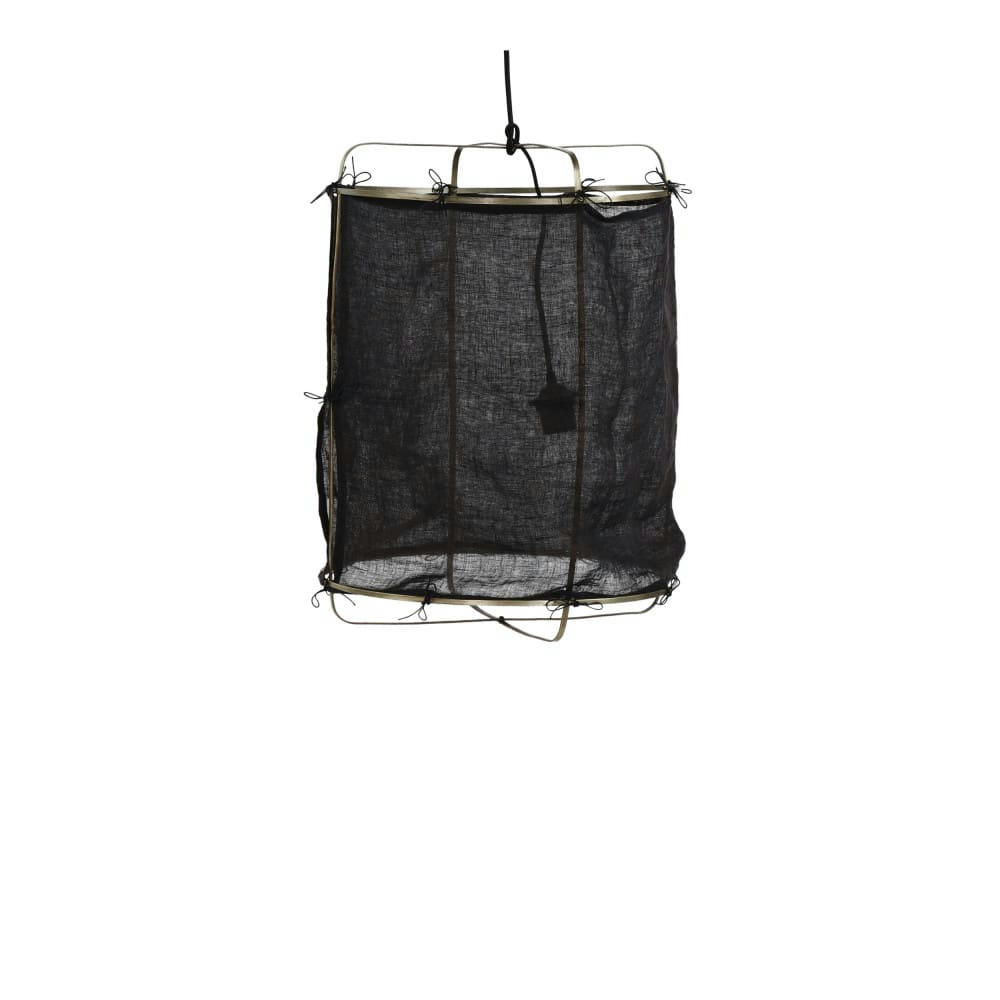 GRISHA - Suspension en lin D38cm noir