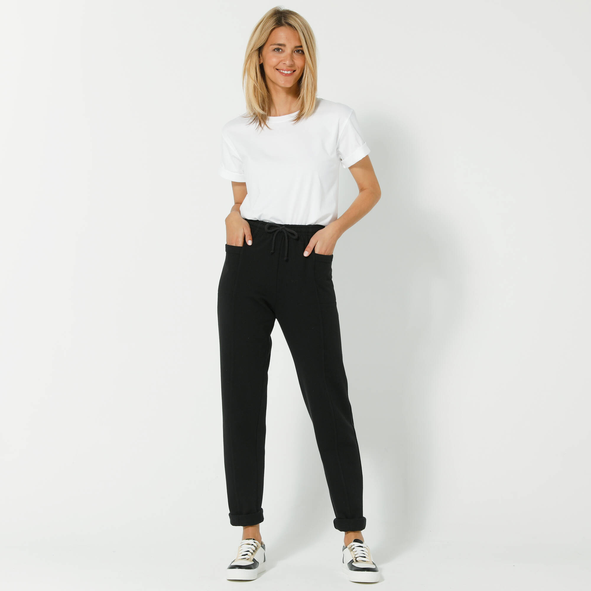 Pantalon jogging, molleton gratté