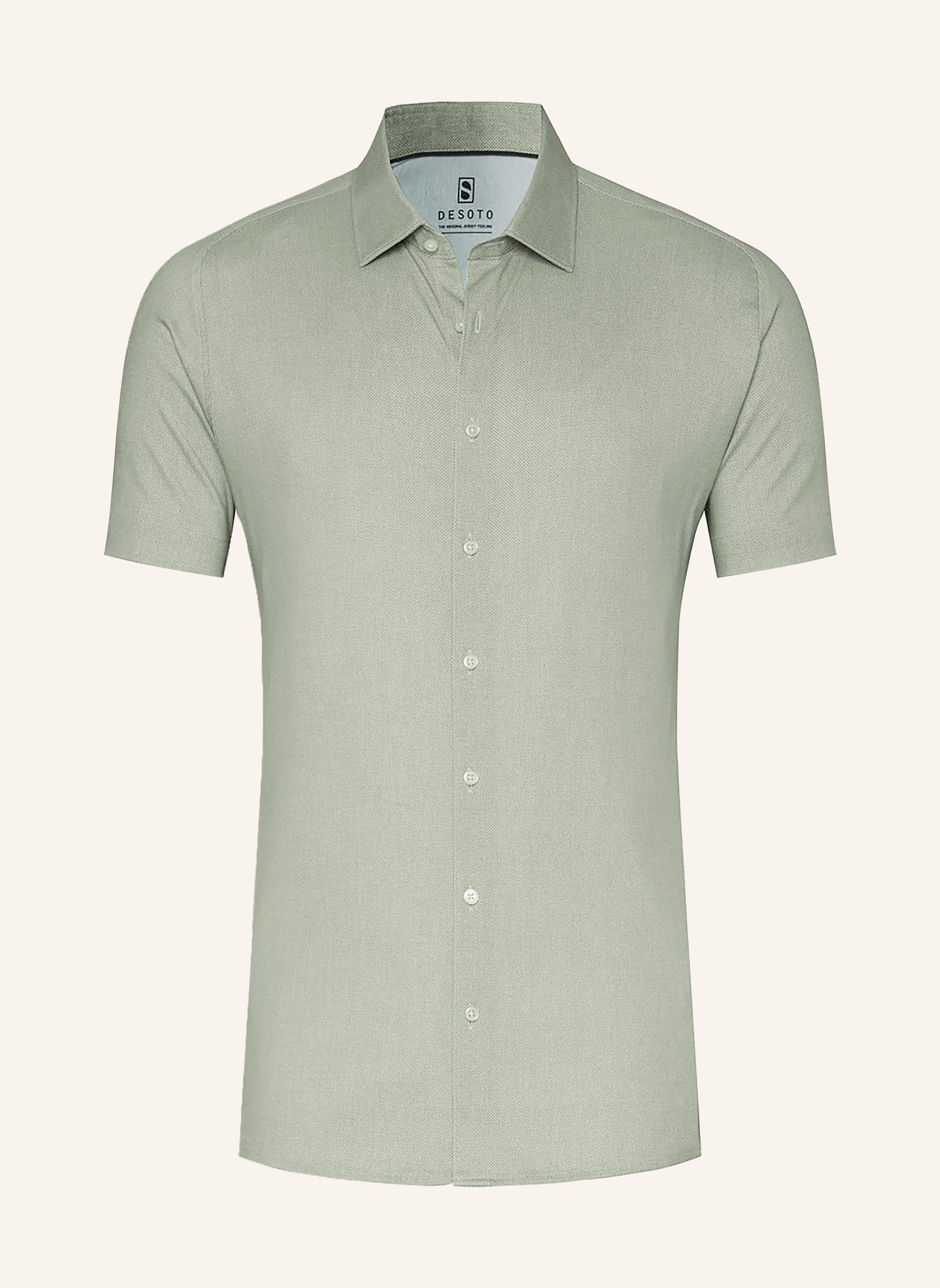 DESOTO Kurzarm-Hemd Slim Fit aus Jersey