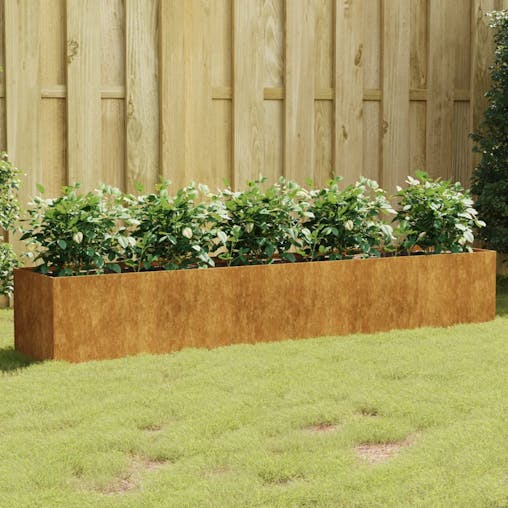 NNEVL Garden Raised Bed 200x40x40 cm Corten Steel