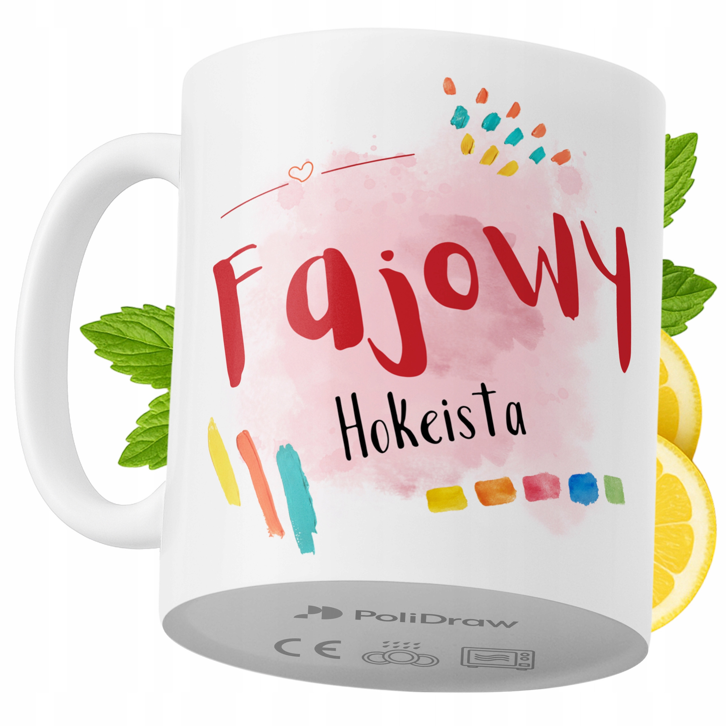 Kubek Dla Hokeisty na Prezent z Nadrukiem ze Zdjęciem 330 ml PoliDraw