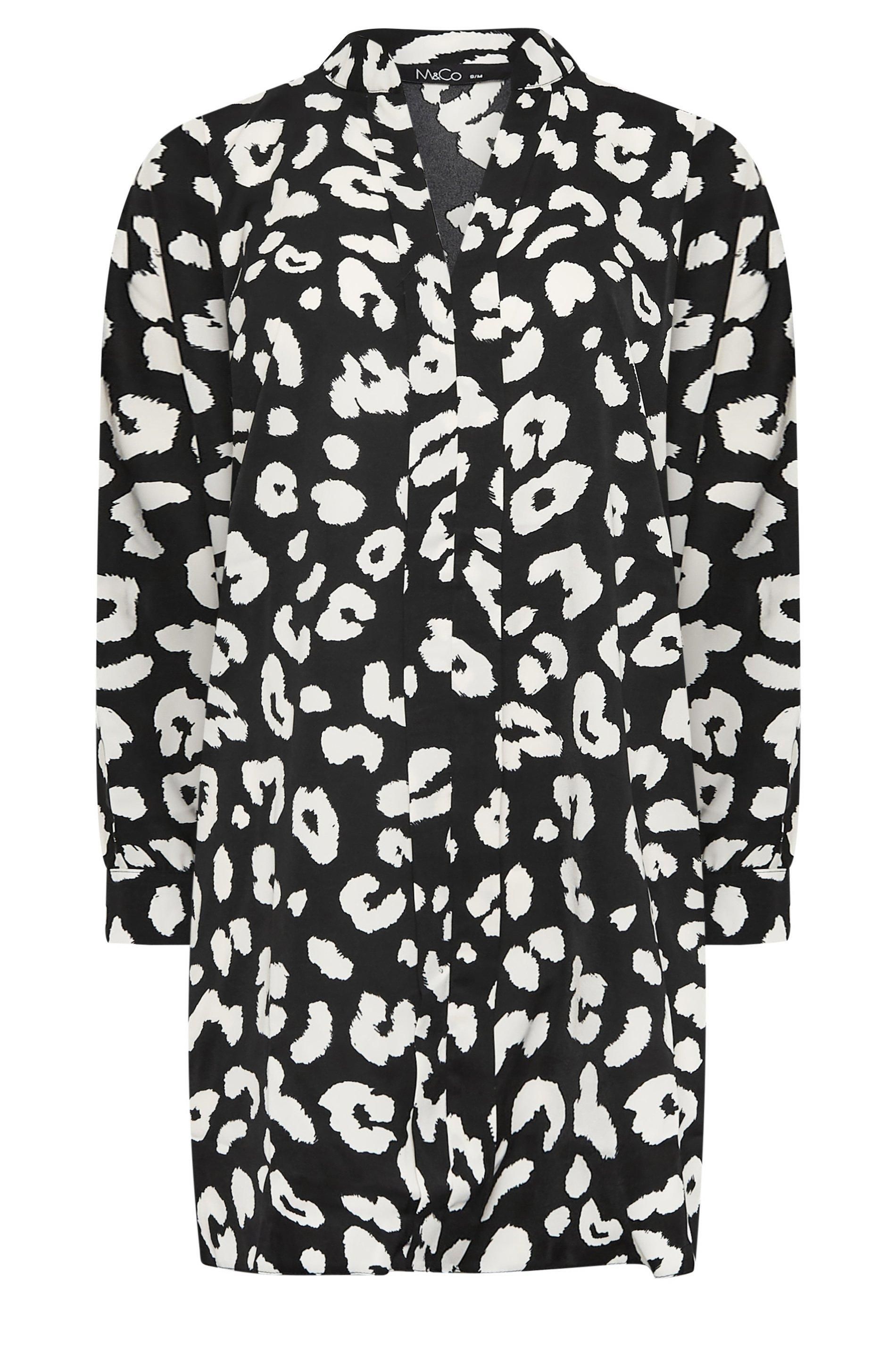 M&Co Leopard Print Blouse