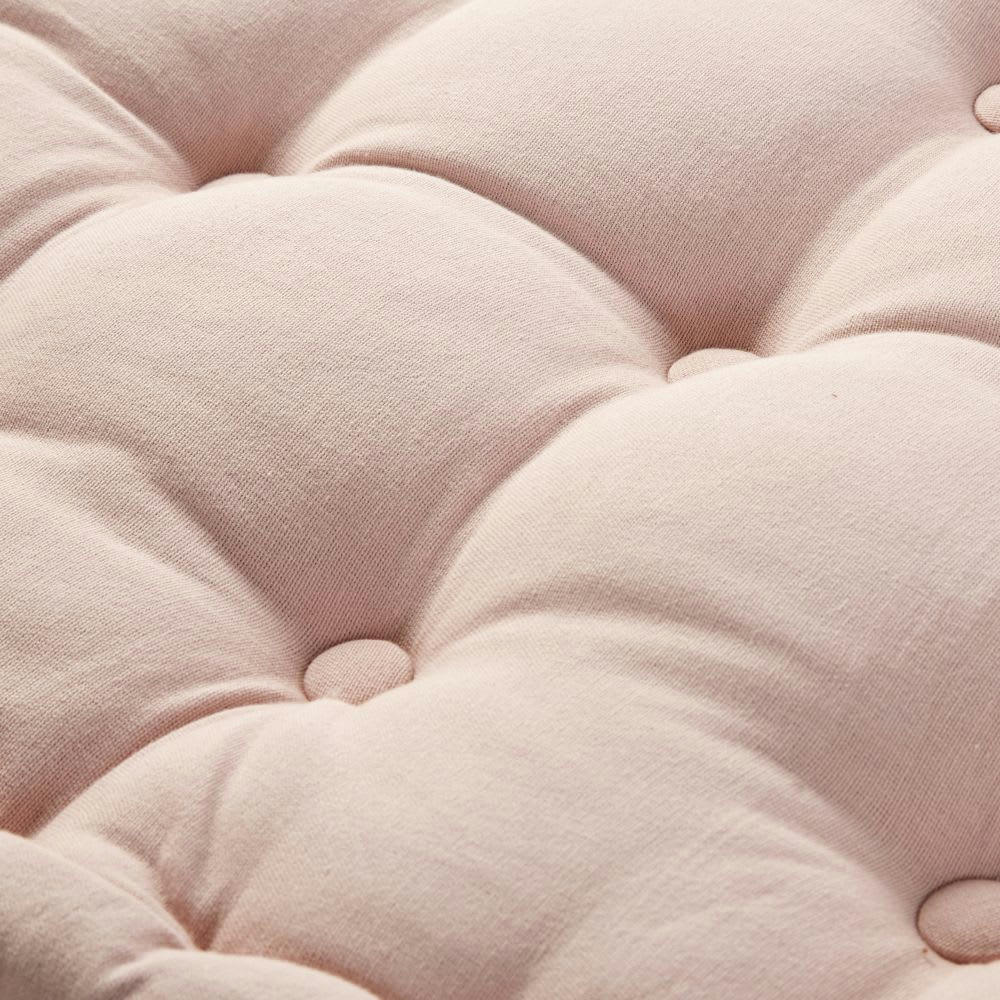 BLUSH - Matelas enfant en coton capitonné rose 60x120