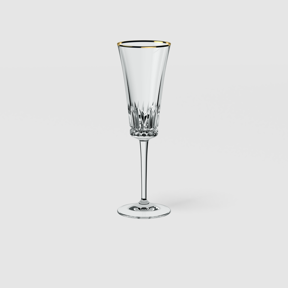 Grand Royal Champagne glass - Clear, 4.1 oz, crystal glass