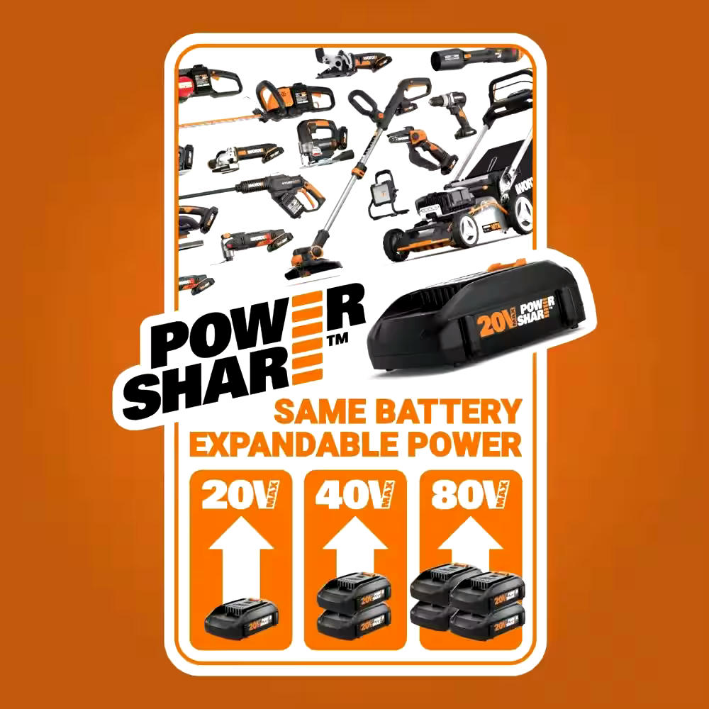 WORX NITRO 20V Brushless Reciprocating Saw (Tool Only)