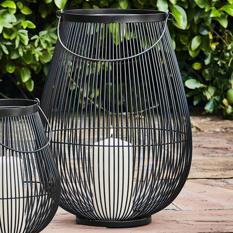 Ivyline Venere Lantern - Black