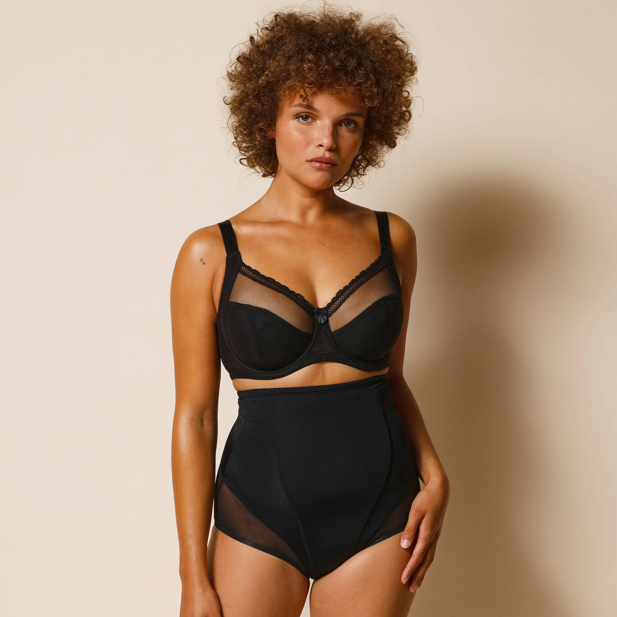 Soutien-gorge grand maintien en maille sculptante - avec armatures